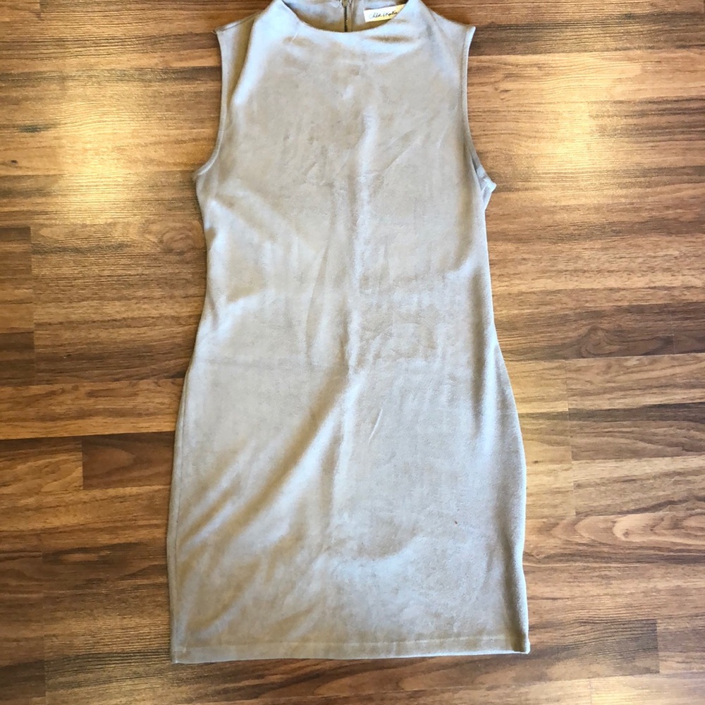 Suede-like Dress